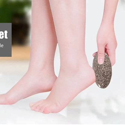 Pumice Stone , Scrubber Stone Pedicure Tools Natural Foot Scrubber for Exfoliation to Clear Callus on Hands Heels and Body.