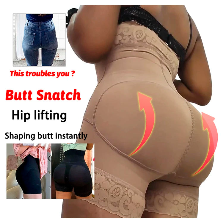High Waist Body Shaper Panties Seamless Butt Lifter Compression Fajas Reducing Girdles Slimming Corset Shapewear Women Underwear.