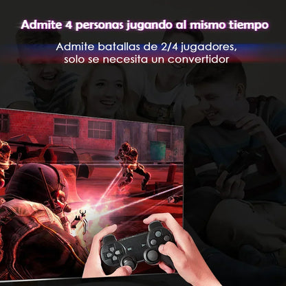 Retro Video Game Console Stick M8 Wireless Controller 4K 20000 Emulators 9 Built-in Games PS1 Compatible Gift for Kids.