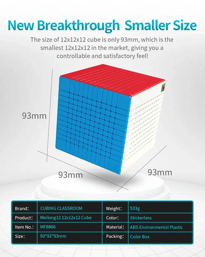 MOYU Meilong 9x9 10x10 11x11 12x12 13x13 Magic Cubes Speed Puzzle Cubes Toys Professional Puzzle Cubo MagicoToys Speed Cube