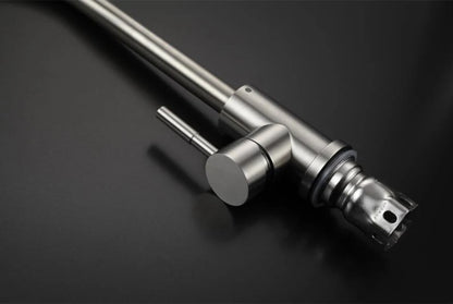 Black Kitchen Faucet Stainless Steel Kitchen Mixer Single Handle Single Hole Kitchen Faucet Brushed Nickle Mixer Sink Tap