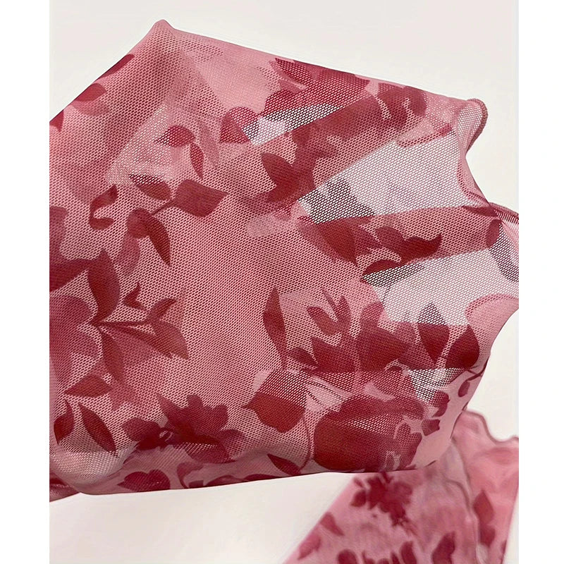 Summer Women's Y2k Floral Printed Sweet V-Neck T-shirts Mesh Beach Party Dress Top Flare Sleeve Square Collar Lace Up Shirt 2025.