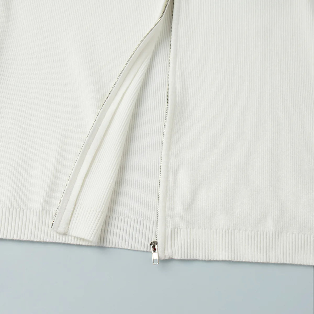 Tornova Zipper Strickjacke Pullover Anzug Weibliche Gestrickte Langarm Casual Mantel Breitbeinig Hosen Pullover frauen Zwei Stück Set