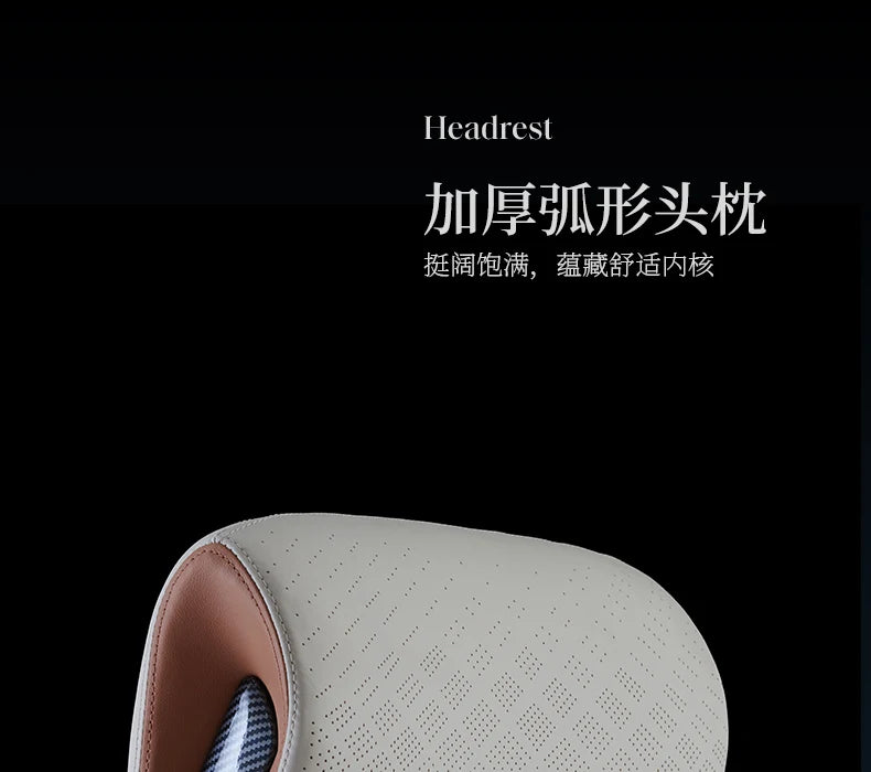 Studie Drehbarer Bürostuhl Liege Moderner Lazy Ergonomischer Thron Leder Bürostuhl Nordic Computer Mobilya Salonmöbel