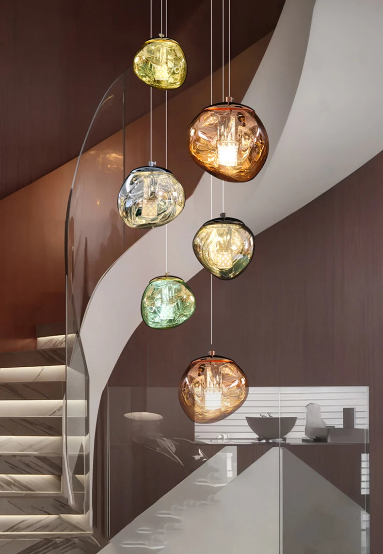 Moderne Heimdekoration, LED-Deckenleuchten für das Wohnzimmer, LED-Deckenleuchten für die Treppe, Hängelampen, Innenleuchte.