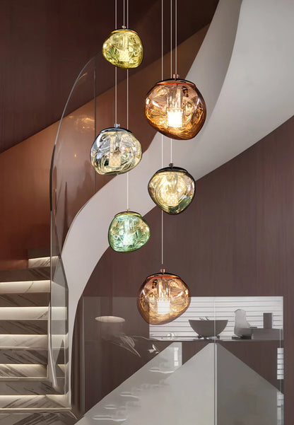 Moderne Heimdekoration, LED-Deckenleuchten für das Wohnzimmer, LED-Deckenleuchten für die Treppe, Hängelampen, Innenleuchte.