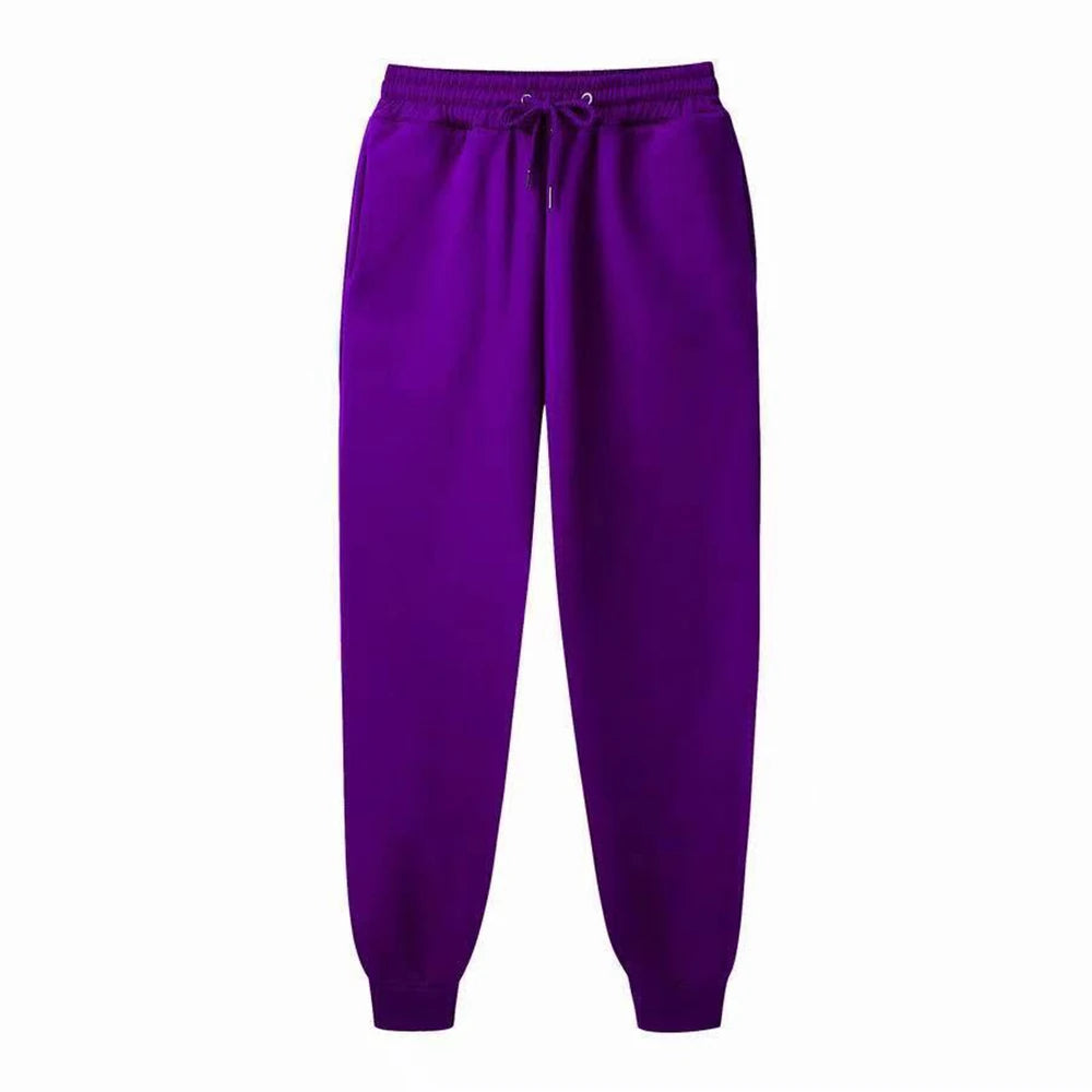 Men's Sweatpants Spring Autumn Fleece Pants Sport Long Pants Casual Drawstring Pockets Trousers Oversize Sweatpants For Men.