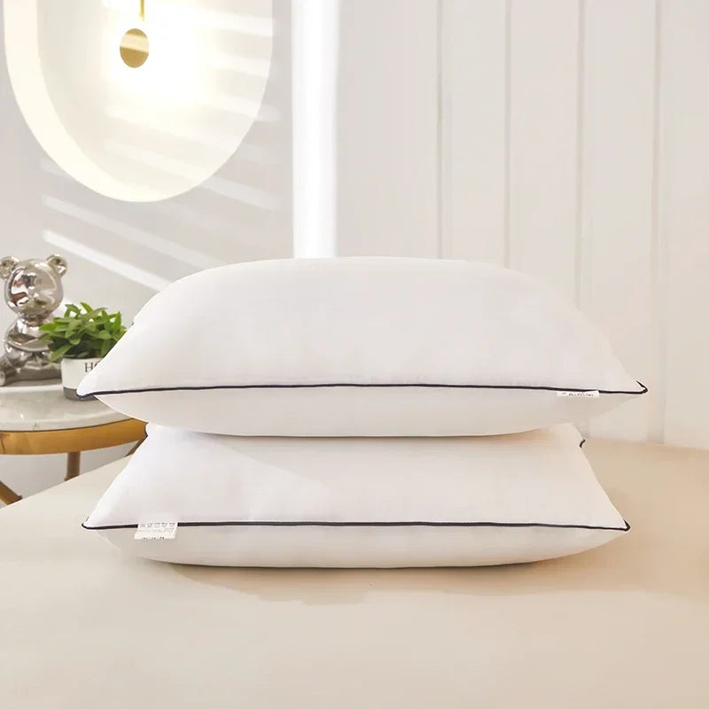 1pc White Pillow Core Home Bed Long Pillows подушки Washable Pillow Skin-friendly Neck Cushion almohadas para dormir.