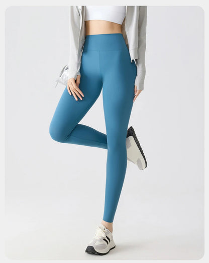 BIVIGAOS Spring Summer Multi Colored Thin Casual Fashion Sharkskin Leggings Women High Waist Tight Sport Cycling Fitness Legging