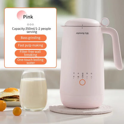 Joyoung Soy Milk Maker 2-3 People Household 350ml 220V Automatic Multi-Function Soybean Milk Machine Filter-Free Liquidificador