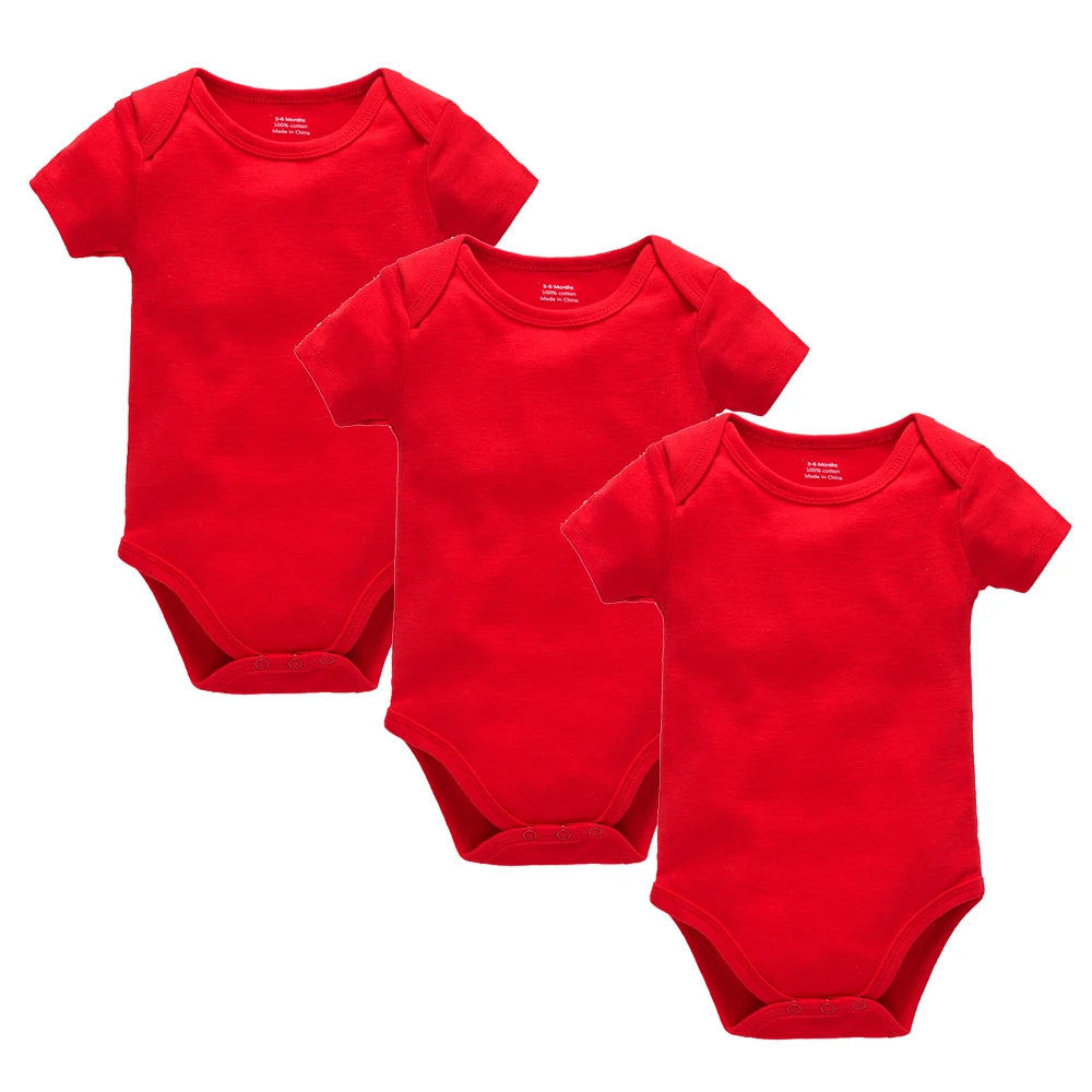 3Pcs Baby Jungen Kleidung 100% Baumwolle Solid Black Kurzarm Blank Baby Bodys körper bebe Neugeborenen Overall Plain 0-24 monate.