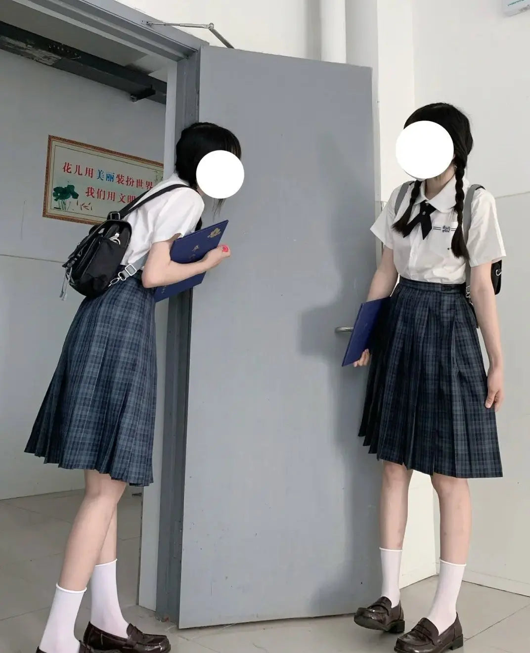 Pleated Skirts Women Japanese Preppy Style Plaid Faldas Kawaii Schoolgirls Chic Spring Autumn High Waist All-match Fashion Youth.