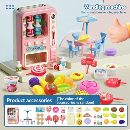 Simulated Kitchen Toy Play Set Miniature Food Pretend Play House Appliance Laundry Cookware Children Role-Playing Toys Girl Game