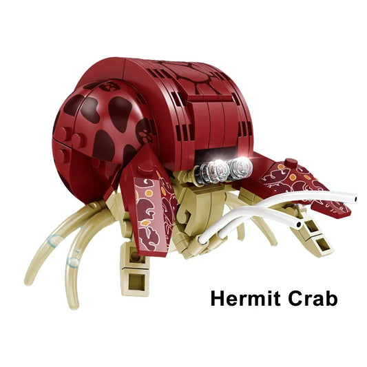 King crab Realistic Educational Ocean Creature Model Building Blocks Toys Easy Assembly,Ideal Holiday Gift for Kids Birthday.