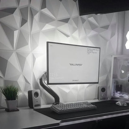 12pcs 30x30cm Super 3D Art Wall Panel PVC tile Waterproof Esports game 3D Wall Sticker Decor Tiles Diamond Design DIY Home Decor