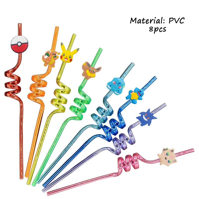 Pokemon Geburtstag Party Dekoration Pikachu Blitz Neue Ballon Set Kid Event Liefert Einweg Geschirr Banner Maske Hintergrund