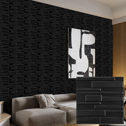 KUUJOJO 12pcs 3D textured wall panel for indoor wall decoration, suitable for living room, hall, bedroom, hotel, office