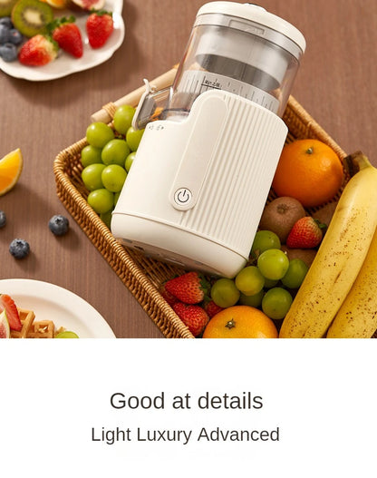 Rechargeable Electric Citrus Juicer Orange Juice Machine Extra Large Caliber Residue Separation