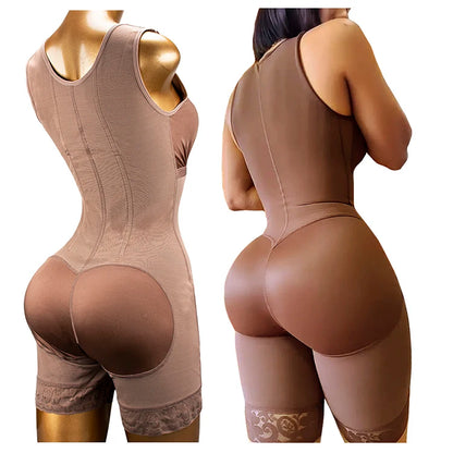 Girdles Shapers Fajas Colombian Corset Sculpting Body Sheath Slimming Bodysuit Tummy Reducing Shapewear Post Surgery Garment.
