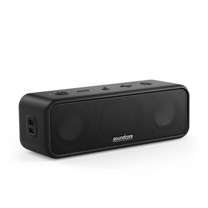 (EU stock) Soundcore 3 from Anker, Bluetooth 5.0 loudspeaker, 24H playing time, IPX7 waterproof, stereo sound with titanium membrane, Bas.