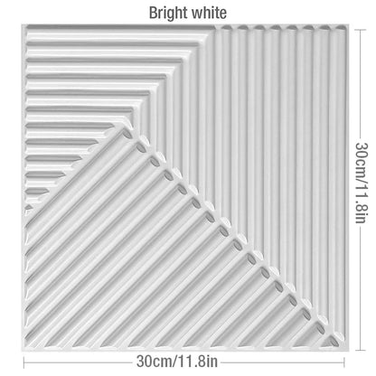 12pcs 30x30cm 3D Stereo Wall Panel Diamond Champagne gold Wood grain tile 3D wall sticker Wood grain living room Bathroom paper