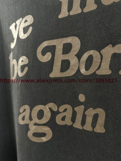 SAINT Vintage NIN Nine-inch Nail T-Shirts Best Quality Vintage Washed T Shirt Tee Tops