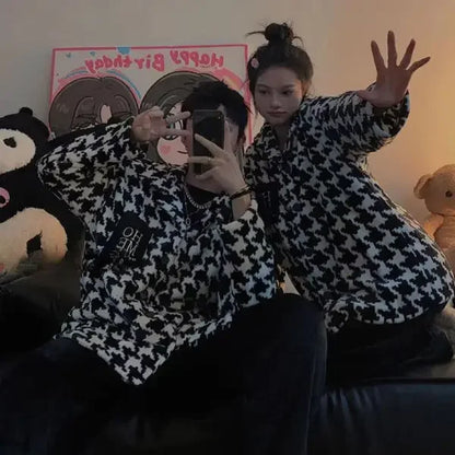 Winter Fleece-gefüttert Verdickte Korallen Fleece Pyjamas Für Männer Lange Plüsch Geeignet Für Oberbekleidung Hause Tragen Paar Pyjamas Set für