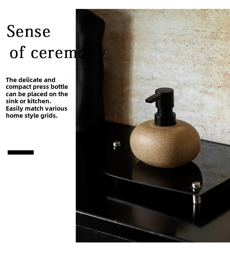 Nordic Keramik Lotion Flasche Squeeze Flasche Bad Seife Spender Shampoo Körper Lotion Conditioner Flasche Bad Zubehör