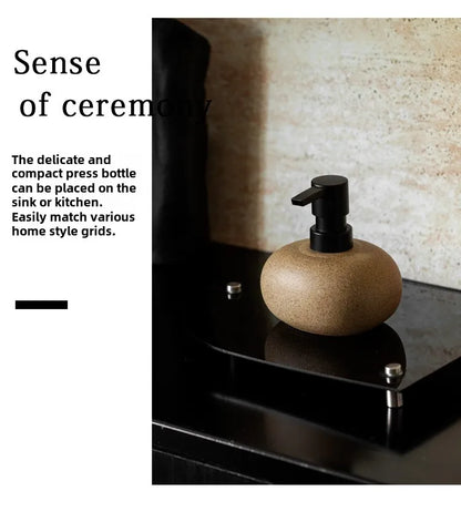Nordic Keramik Lotion Flasche Squeeze Flasche Bad Seife Spender Shampoo Körper Lotion Conditioner Flasche Bad Zubehör