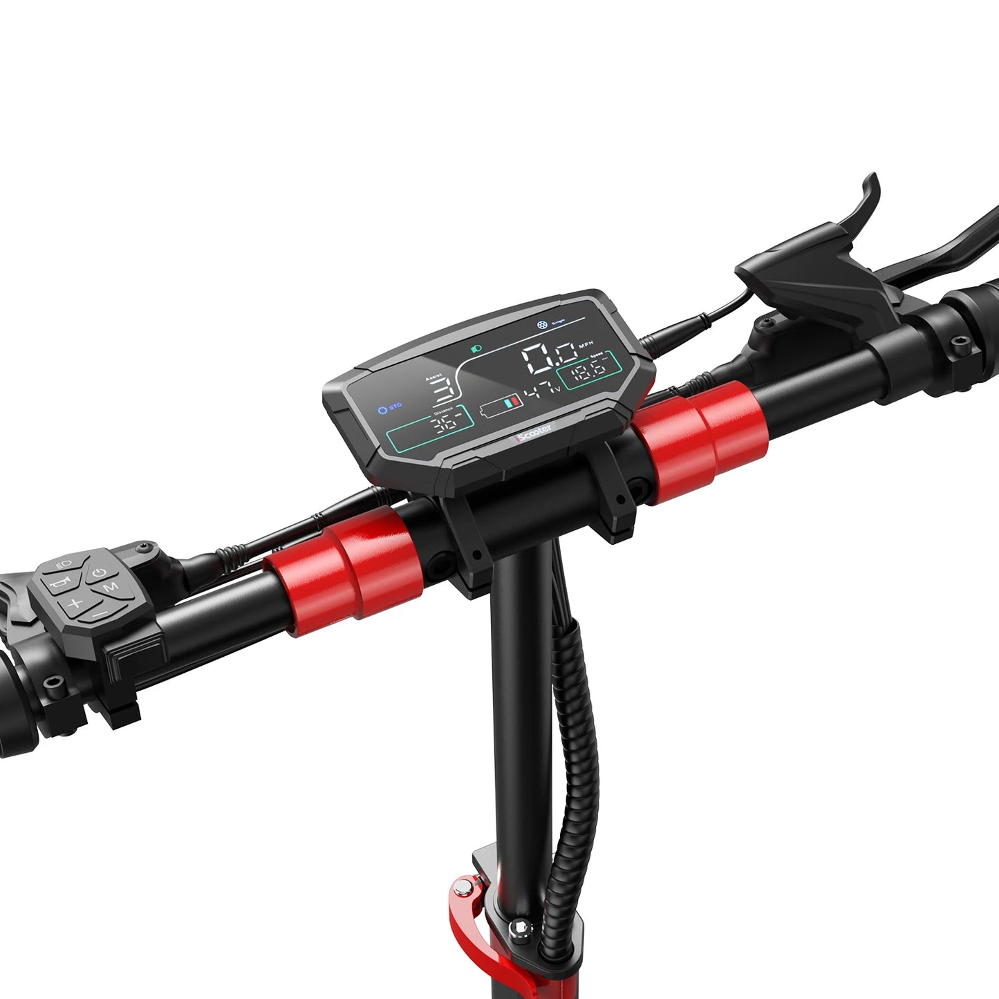 iScooter iX8 12 inch Electric Scooter 2400W Dual Motor Off Road E-Scooter 20Ah 60km/h Scooters 70km Max Range Foldable EScooters