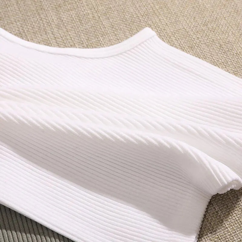 Yoga Weste Frauen Gym Sport Schwarz Weiß Crop Tops Nahtlose Streetwear Rippe Stricken Workout Atmungsaktive Tank Top Weibliche Ohne Pads.