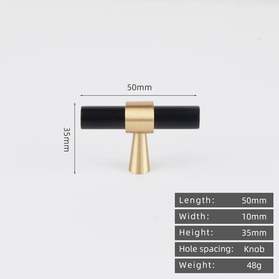 KEDLO Solid Brass Brushed Antique Brass Bronze 500mm Pull Drawer Knobs T Bar Kitchen Cabinet Handle