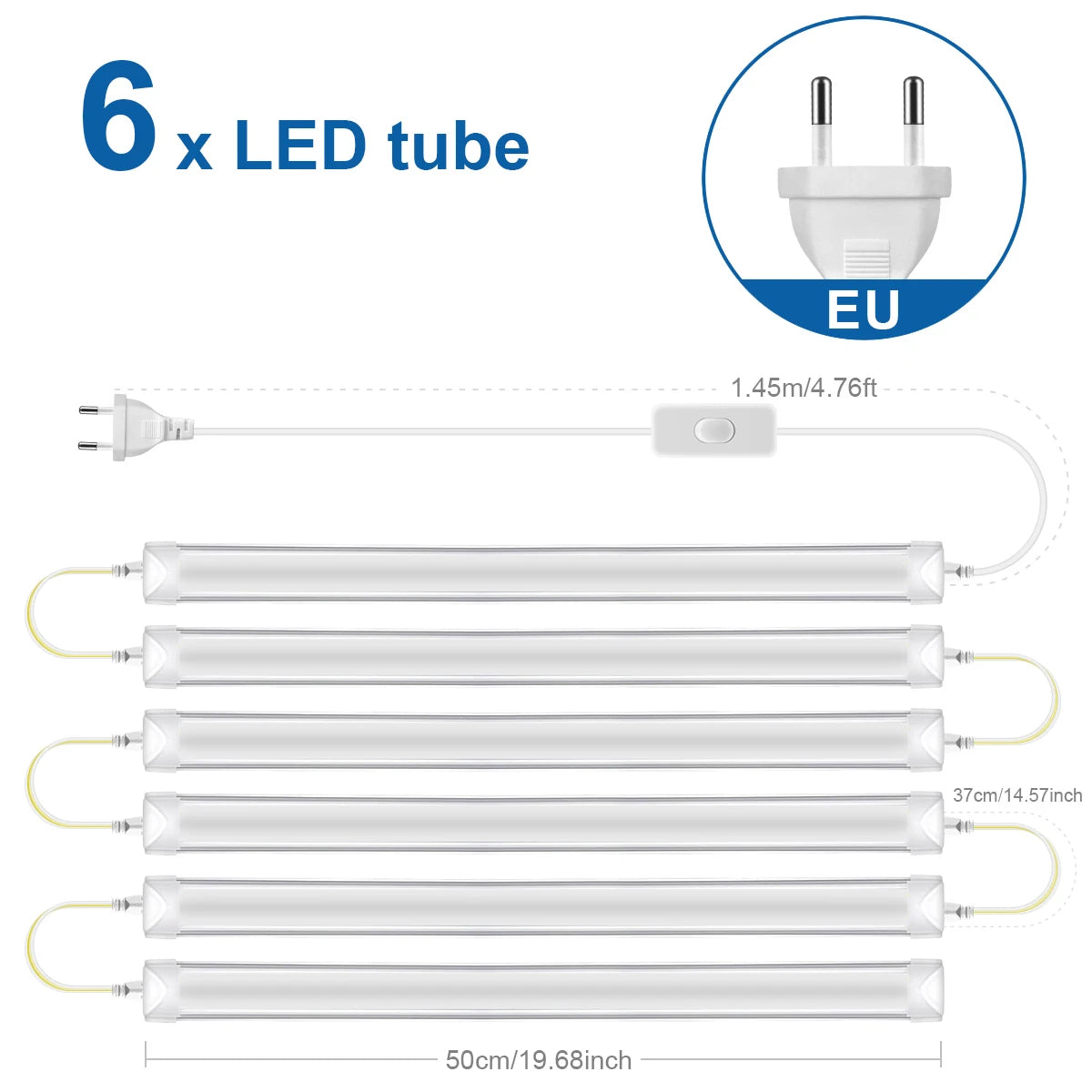 50CM Tube LED T5 15W/ T8 25W LED Bar Light Replace Fluorescent Tube Bulbs Cabinet Kitchen Wall Lamp Lighing -J