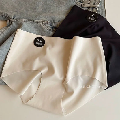 Seamless Soft Underpants Lingerie Underwear Ultral Thin Women's Panties Sexy High Elastic Invisible Briefs.