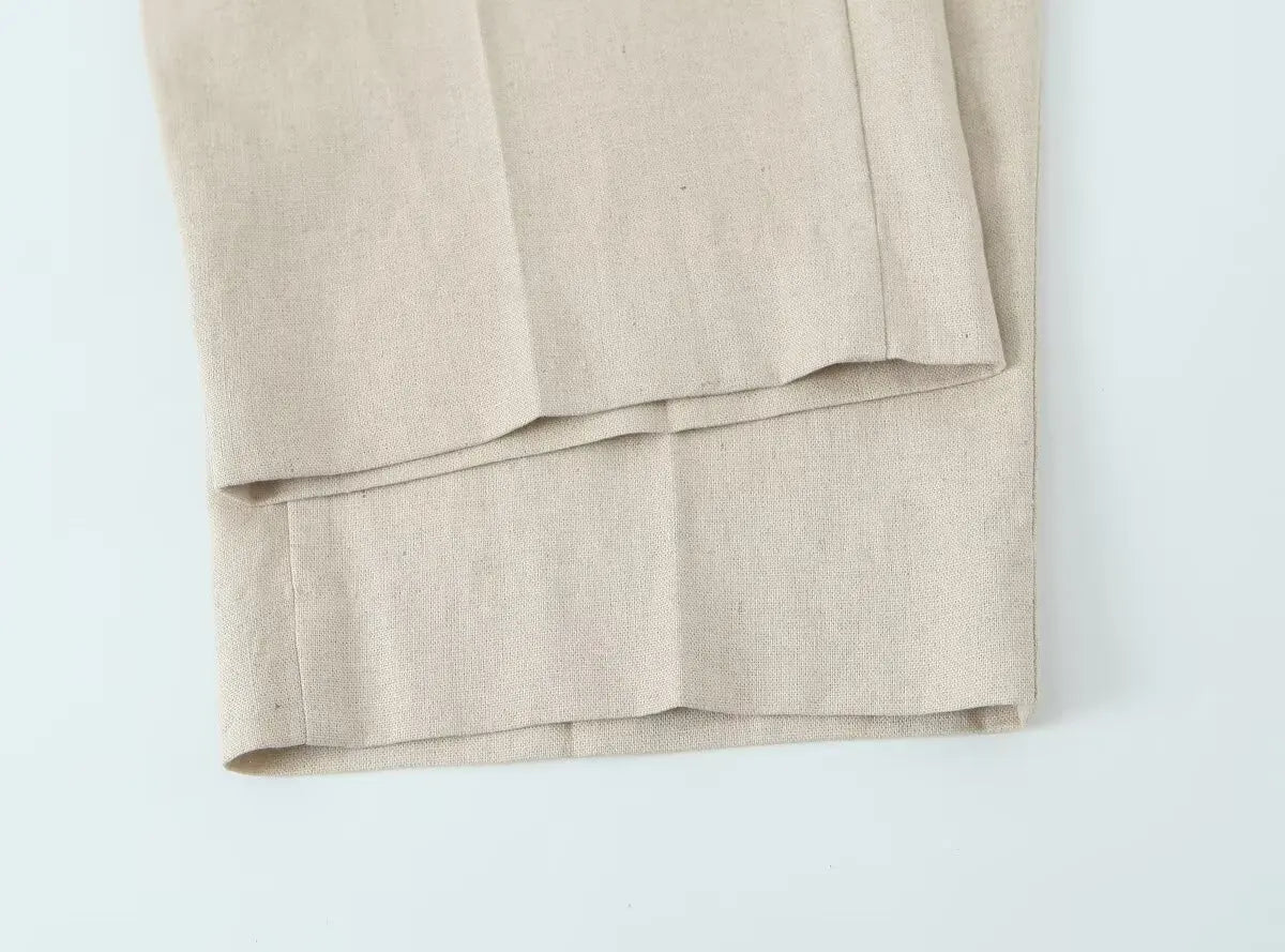 Work Office Lady Pants Set Women Long Sleeve Button Pocket Jacket Women's Trousers With Pocket Two Piece Set Female Set