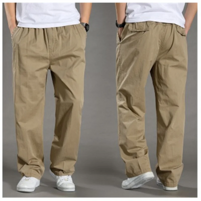 FGKKS 2024 Outdoor Casual Pants For Men Solid Color Large Pocket Breathable Pants High Quality Design Hot Casual Pants For Men.