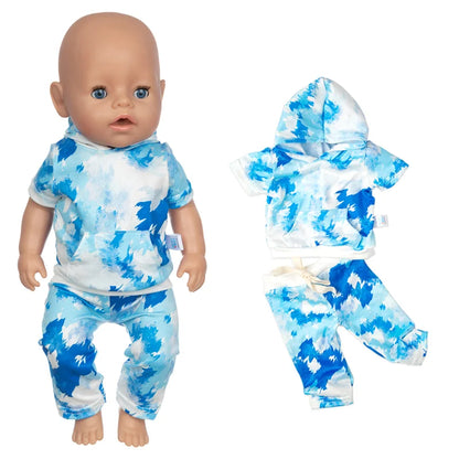 40 cm reborn baby doll bathrobe for 17 inch bebe doll clothes children gift toys wear
