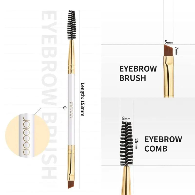 Docolor  Eyebrow Brush+Eyebrow Comb Beauty Eyebrow Brush Professional Makeup Brushes For Eye Brow Brush Eye Blending Brush.
