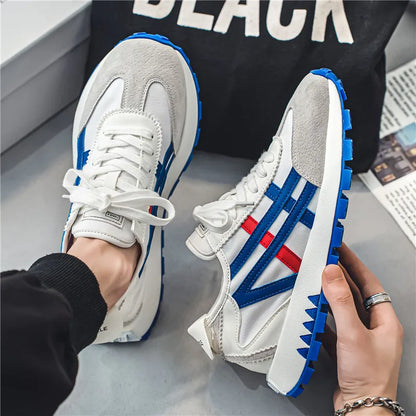 New men's trendy versatile casual sports shoes, men's thick-soled lightweight non-slip breathable trendy shoes кроссовки мужские.