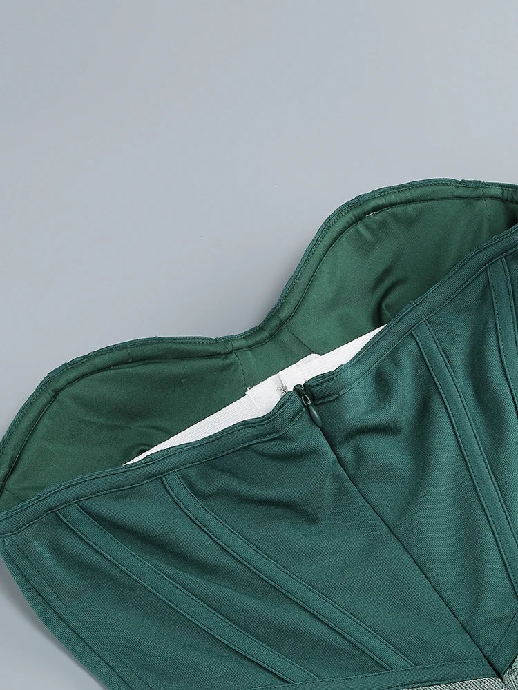 Sexy eine Schulter drapiert Glitzer langes Kleid Frauen braun Korsett funkelnd rücken frei figur betonte Maxi kleider Abend party Kleider