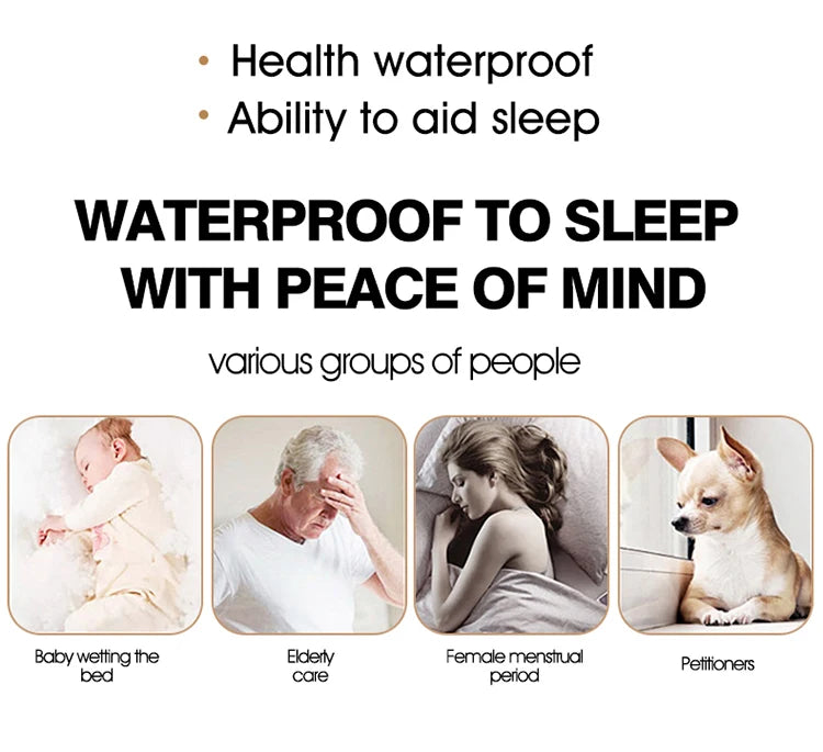 Waterproof Mattress Topper with Elastic Band Quilted Protector Pad Bedspread Winter Mattress Cover for Single/Double Bed 140/160.