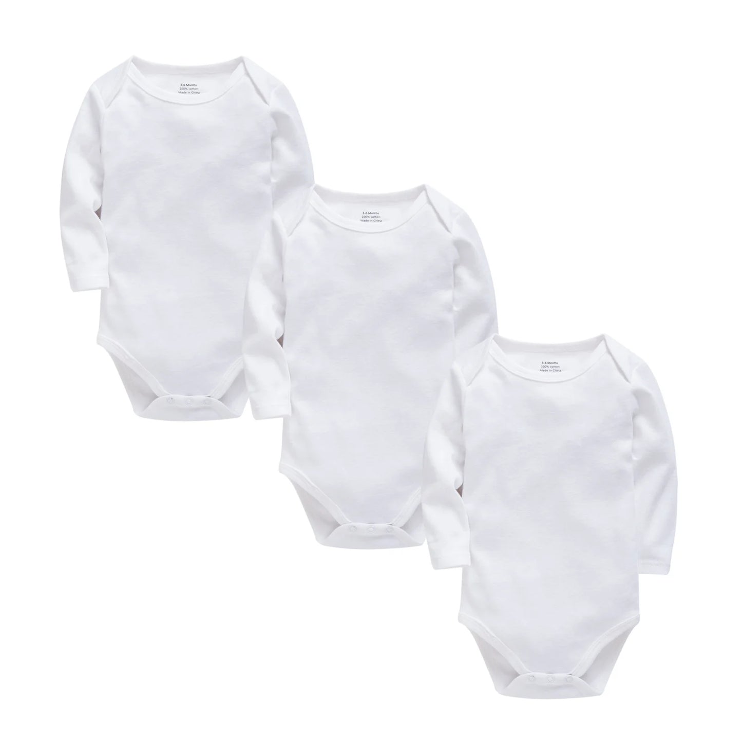 3 Teile/los Baby Junge Mädchen Body Weiß Schwarz Grau Design 100 % Baumwolle Kleidung Frühling Herbst Neugeborenen Overall.