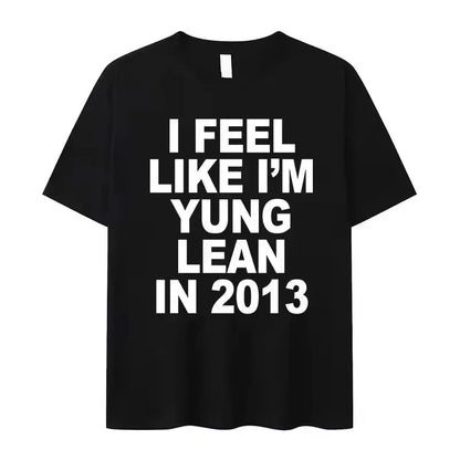 Yung Lean Unknown Death 2002 Album Tour T Shirt Man Fashion Casual Short Sleeve T-shirts Unisex High Quality Cotton Tshirt.
