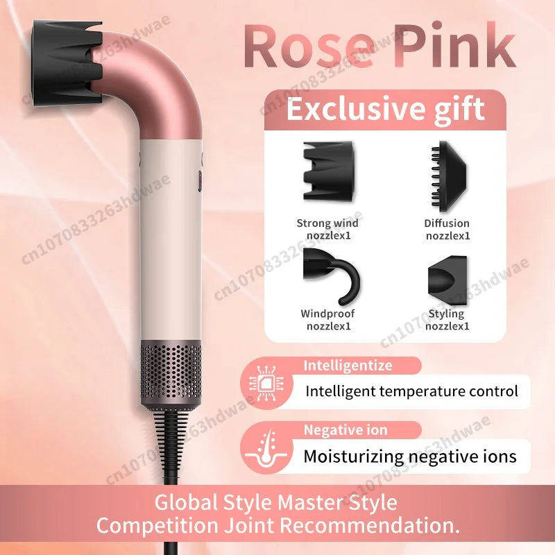 220V High-speed Professional Leafless Hair Dryer Negative Ion Scalp Care High Power Top Household Blower Salon Hairstyle Machine
