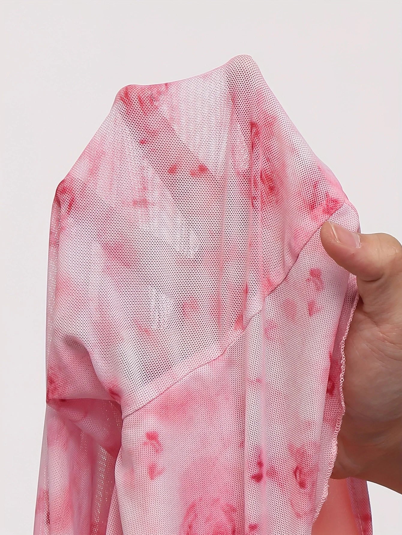 Summer Women's Y2k Floral Printed Sweet V-Neck T-shirts Mesh Beach Party Dress Top Flare Sleeve Square Collar Lace Up Shirt 2025.