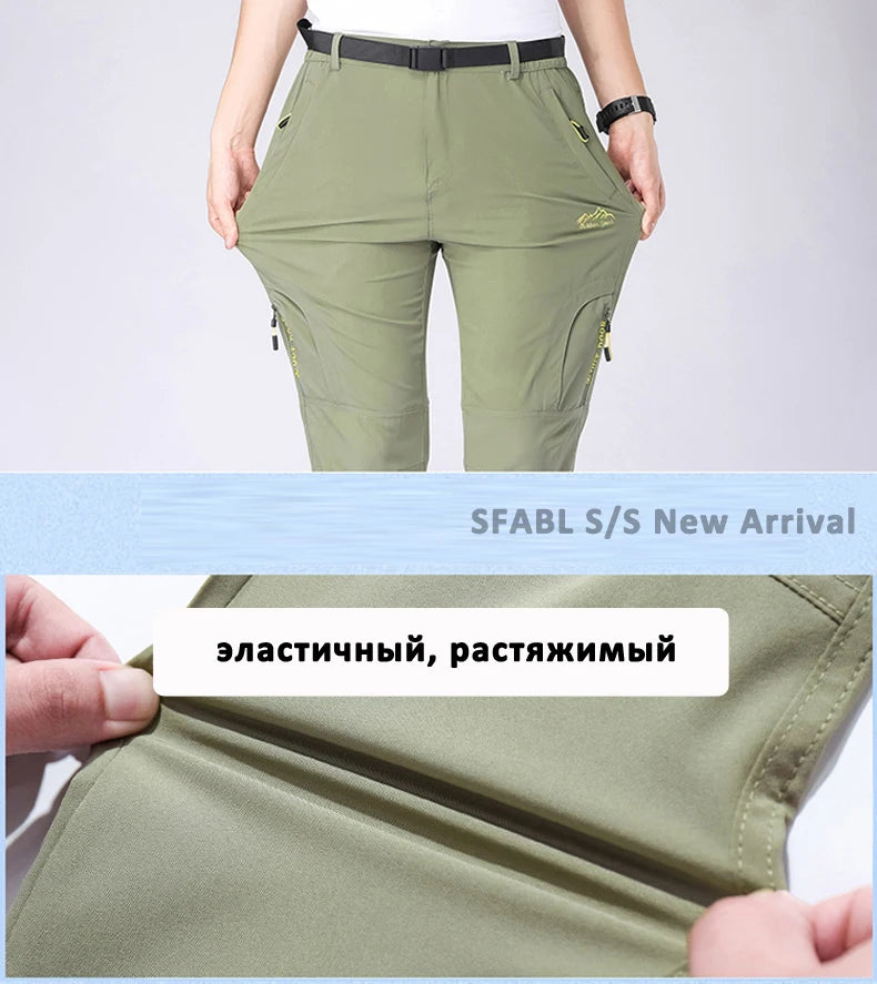 XL-5XL Lightweight Thin Summer Pants for Men Sweatpants Stretch Quick Dry Trousers Men Hiking Camping Men's Pants Joggers Summer.