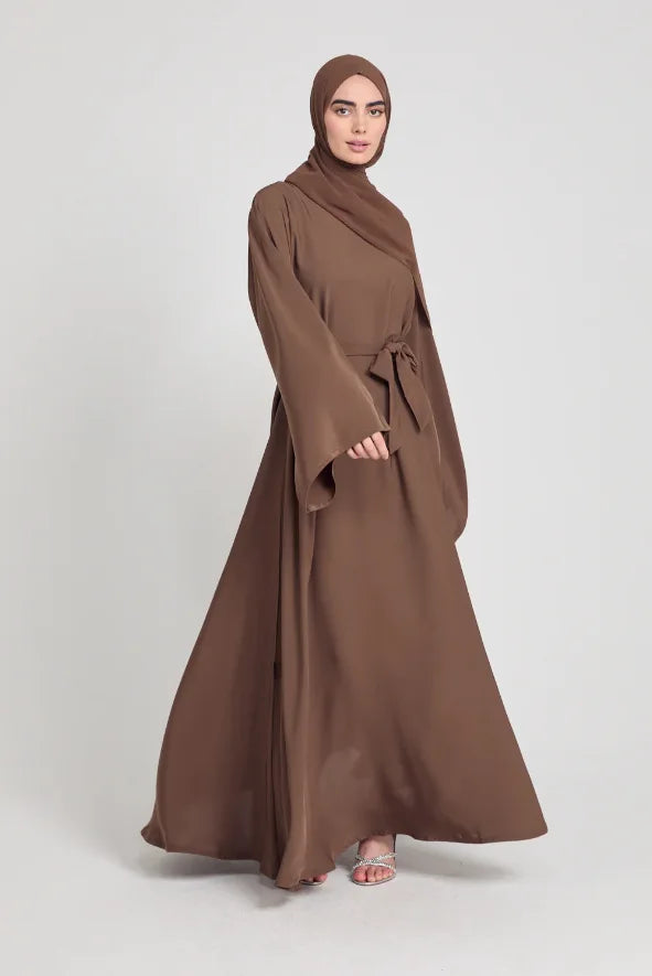 (No Scarf) Ramadan Eid Abaya Damen Dubai Luxury Kebaya Muslim Abayas Women Kaftan Long Dress Islam Dresses Caftan 9 Colors S-2XL.