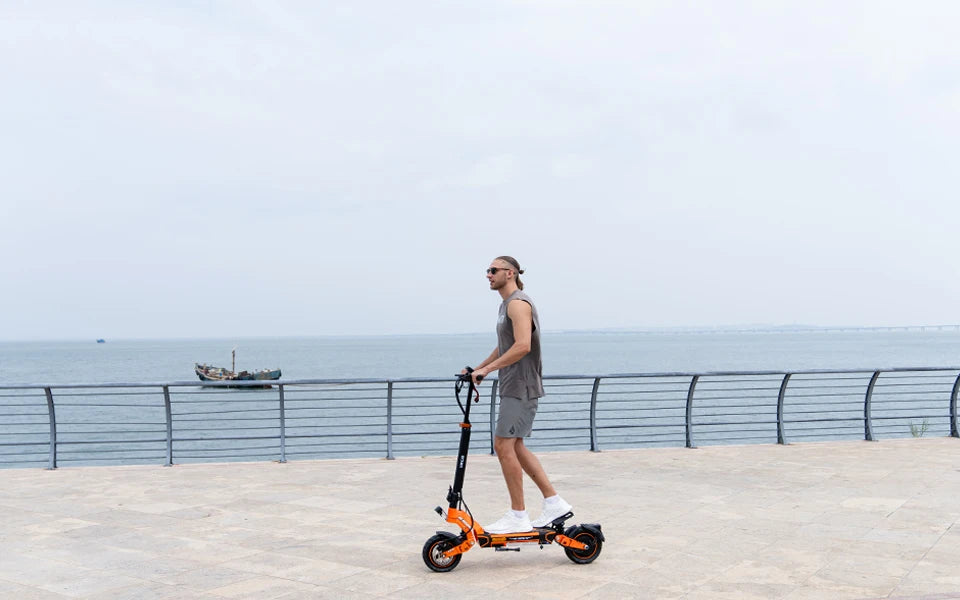 RCB electric scooter D7/D7 PRO ABE (premium version), NFC/ Turn Signal/APP, 500W Motor Peak 1600, 3 Speeds E Scooter for Adults.