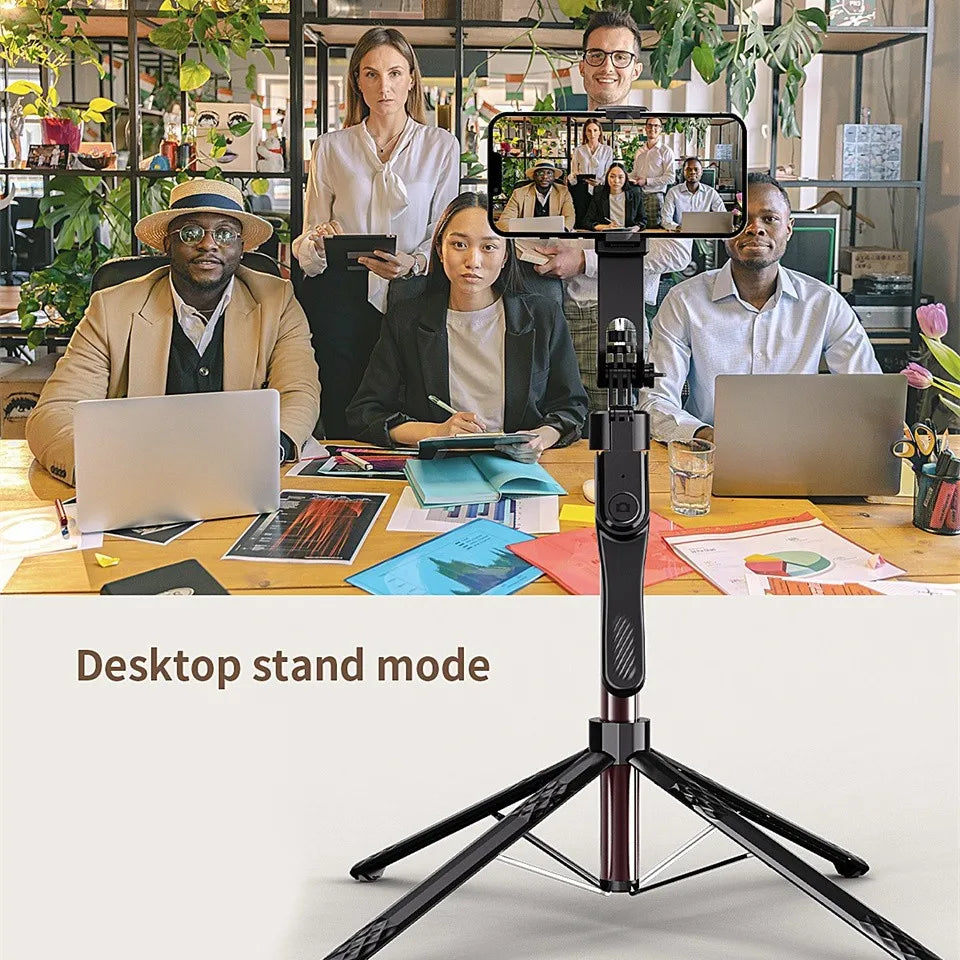 FGCLSY new 360° Rotation Gimbal Stabilizer ,Selfie Stick Tripod for Smartphone Camera With Bluetooth shutter Stabilizer for Live.