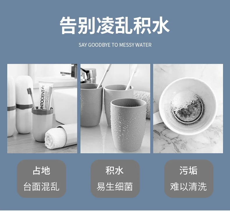 Mundwasser becherset, Bad becher halter, Zahn ablage